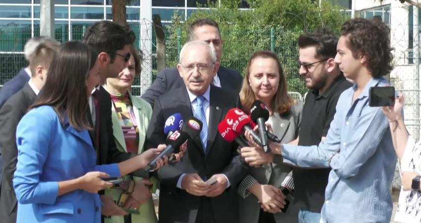 CHP Genel Başkanı Kemal Kılıçdaroğlu, İstanbul Silivri'deki Marmara Cezaevi'nde Gezi
