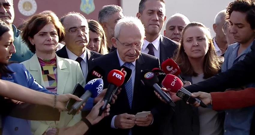 CHP Genel Başkanı Kemal Kılıçdaroğlu, Gezi davası tutukluları Çiğdem Mater