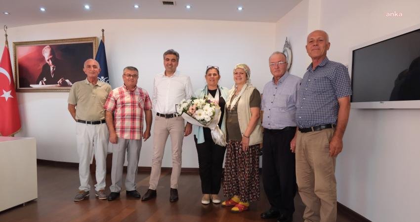 Kuyucak Tarımsal Kalkınma Kooperatifi Başkanı Mehmet Fazıl Orhan ve yönetim