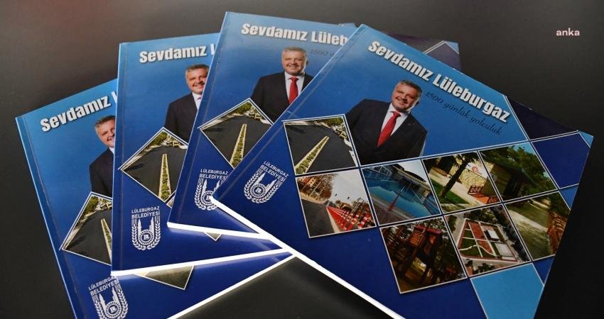 Lüleburgaz Belediyesi’nin 1500 günlük faaliyetlerini içeren ‘Sevdamız Lüleburgaz’ kitapçığı, kentin