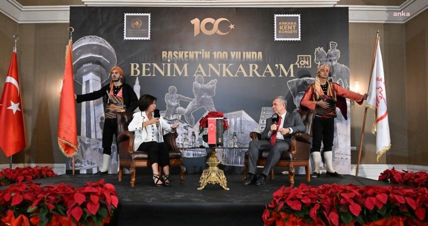 Ankara Büyükşehir Belediye Başkanı Mansur Yavaş, Ankara Kent Konseyi tarafından