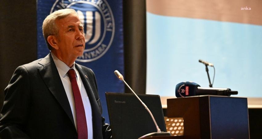 Ankara Büyükşehir Belediye Başkanı Mansur Yavaş, Ufuk Üniversitesi ev sahipliğinde