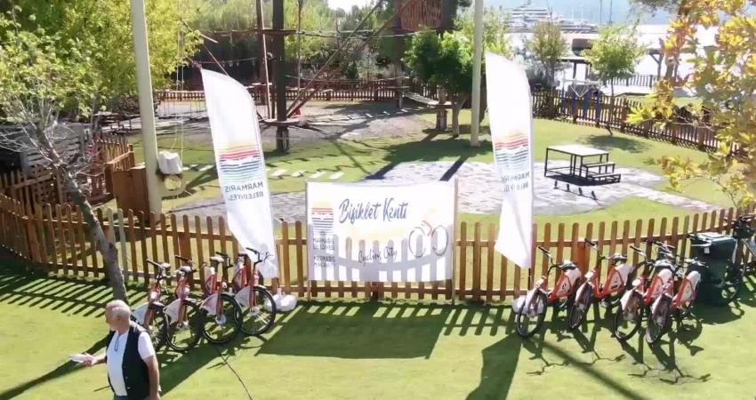 17'nci Gökova Bisiklet Turu kapsamında 200 bisikletli, Marmaris Belediyesi tarafından