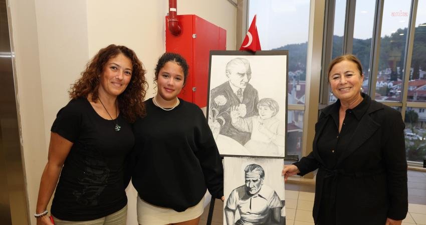 Marmaris'te Cumhuriyet’in kuruluşunun 100'üncü yılı etkinlikleri kapsamında Armutalan Kültür Merkezi’nde