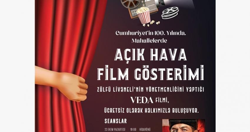 Marmaris Belediyesi, Zülfü Livaneli’nin Atatürk’ün hayatını anlatan 'Veda' isimli filmini,