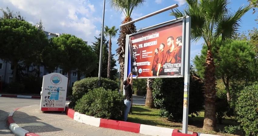 Menderes Belediyesi tarafından 29 Ekim Cumhuriyet Bayramı kutlamaları kapsamında yapılacak