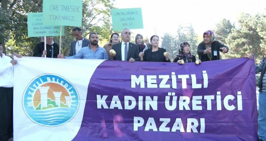 Mersinli limon üreticileri, CHP Mersin Milletvekili Hasan Ufuk Çakır ile