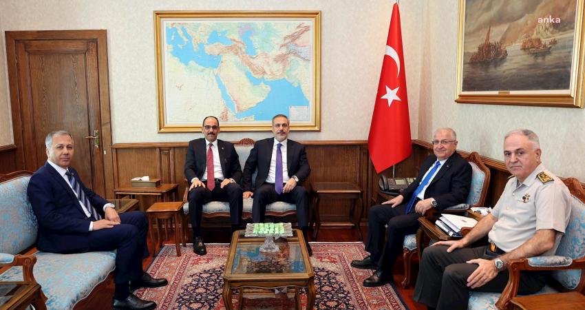 Milli Savunma Bakanı Yaşar Güler, Dışişleri Bakanı Hakan Fidan, İçişleri