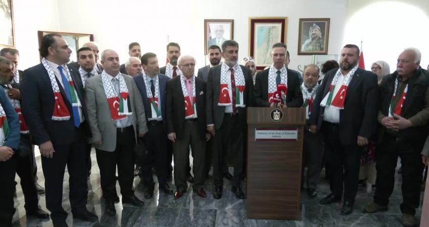 Milli Yol Partisi Genel Başkanı Remzi Çayır, Filistin’in Ankara Büyükelçisi