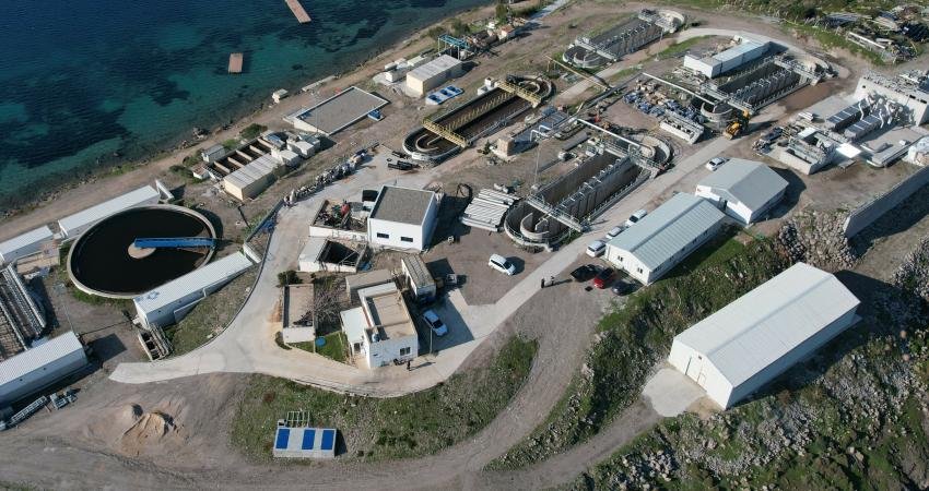 Muğla Büyükşehir Belediyesi tarafından Bodrum’da başlatılan Gümbet ve Gümüşlük arıtma