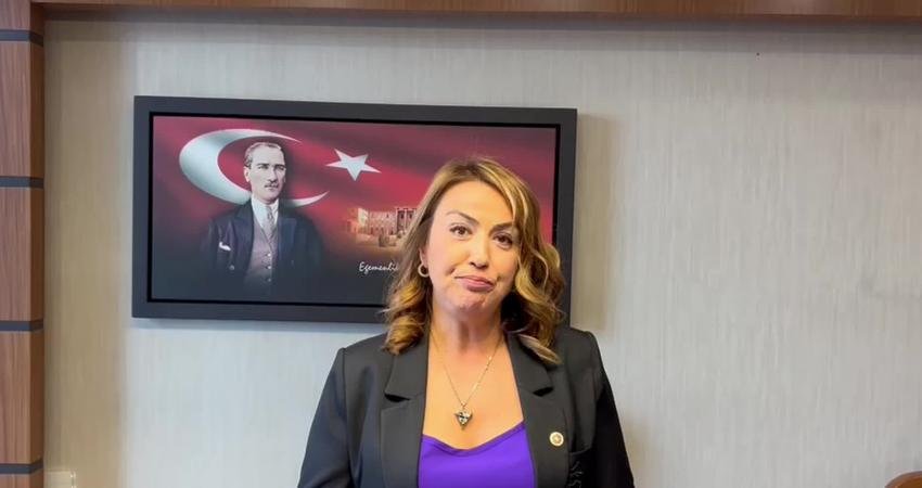 CHP Hatay Milletvekili Nermin Yıldırım Kara, Hatay'da konteynerlerde yaşanan su