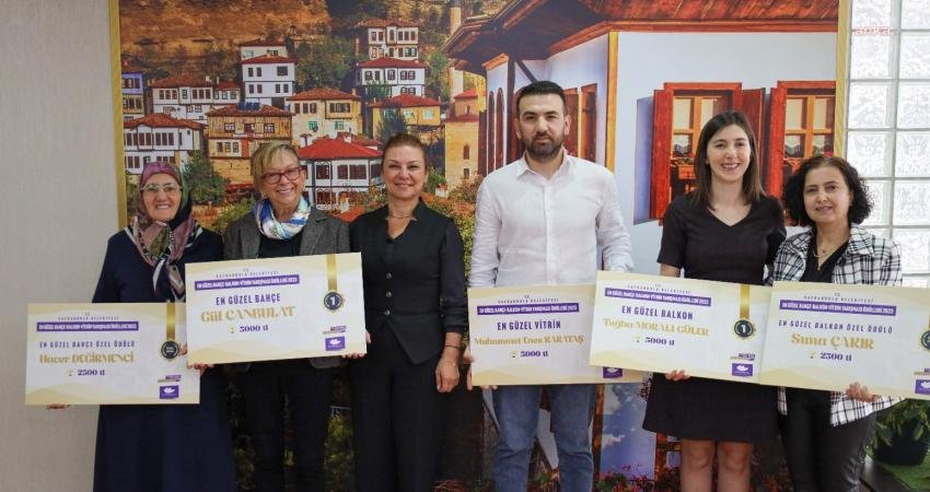 Safranbolu Belediyesi tarafından 2. en güzel bahçe, balkon ve vitrinleri