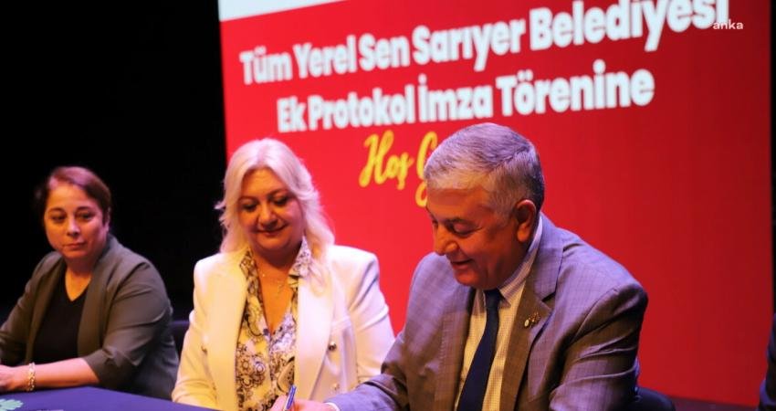 Sarıyer Belediyesi ile TÜM YEREL-SEN ve DİSK Genel-İş Sendikası arasında