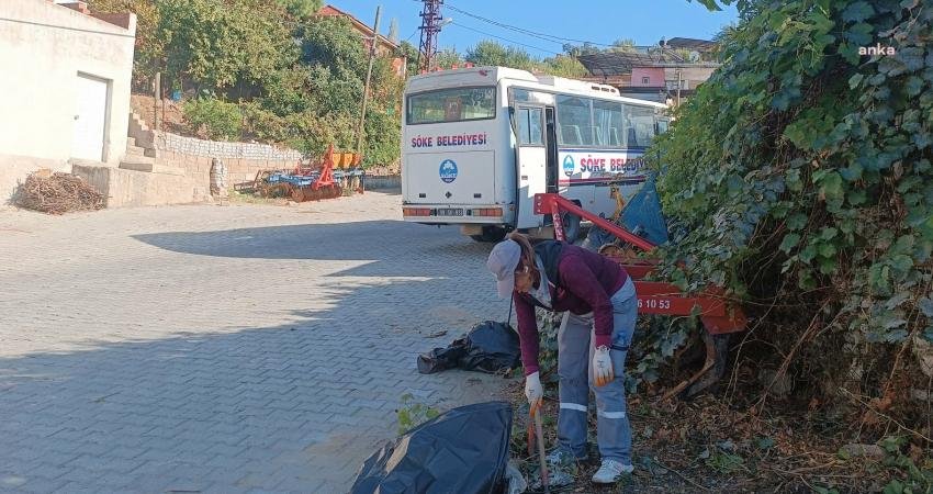 Söke Belediyesi Saha Ekipleri, ilçenin her yerinde aralıksız çalışmaya devam