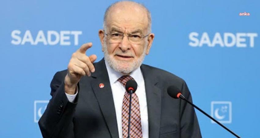 Saadet Partisi Genel Başkanı Temel Karamollaoğlu, “İçişleri Bakanlığı'na yönelik gerçekleştirilen