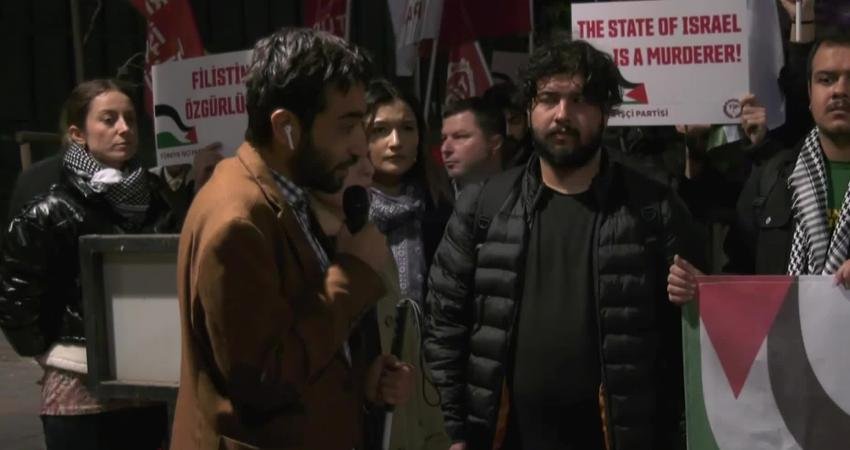 Türkiye İşçi Partisi (TİP) Ankara İl Başkanlığı, İsrail'in Filistin'e yönelik