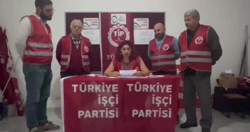 Türkiye İşçi Partisi Artvin İl Örgütü, İsrail’in Gazze’deki hastanelere yönelik