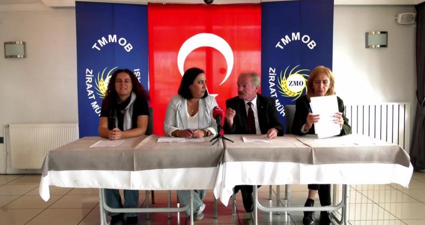 TMMOB Ziraat Mühendisleri Odası İkinci Başkanı Mehtap Ercan Bilgen, “Siyasi