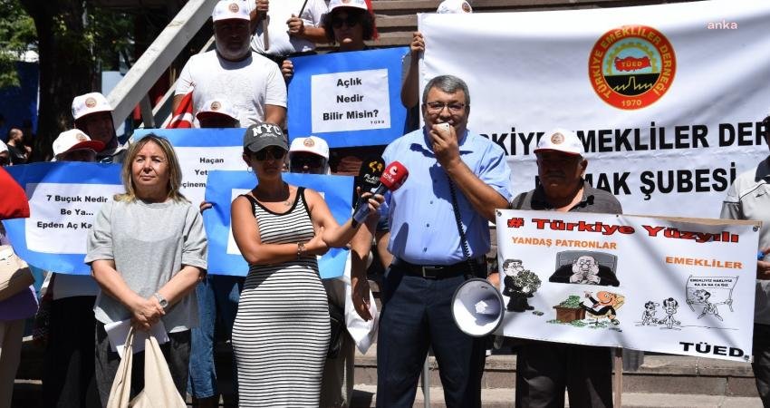 Türkiye Emekliler Derneği (TÜED) Mamak Şubesi Başkanı Murat Tokgöz, hükümetin