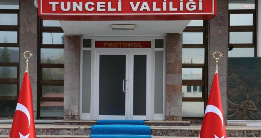 Tunceli Valiliği, 5 gün süreyle, düzenlenecek her türlü etkinliğin izne