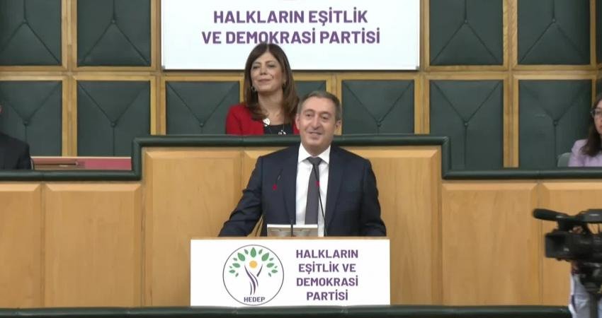 HEDEP Eş Genel Başkanı Tuncer Bakırhan, MHP Genel Başkanı Devlet