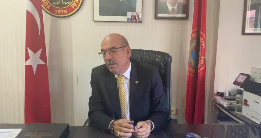 Türkiye Emekliler Derneği (TUED) Elazığ Şube Başkanı Vedat Gür, emeklilere 5