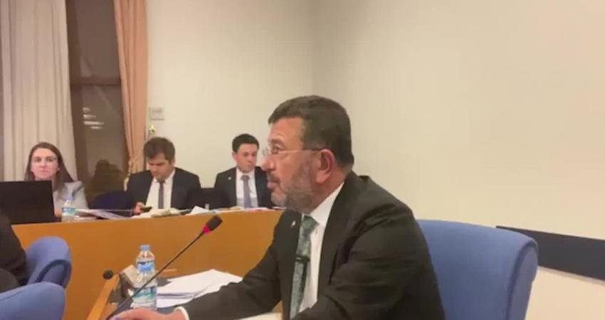 CHP Malatya Milletvekili Veli Ağbaba, TBMM Plan ve Bütçe Komisyonu'nda,