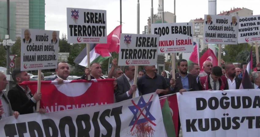 Yeni Refah Partisi Ankara İl Başkanlığı, İsrail’in Gazze’ye düzenlediği saldırıları