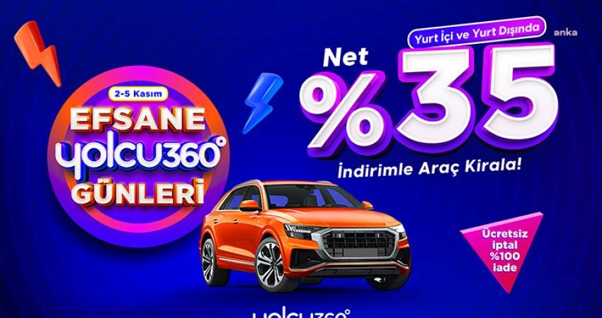 Türkiye’nin lider araç kiralama platformu Yolcu360, yolculuk planlarınız için yılın