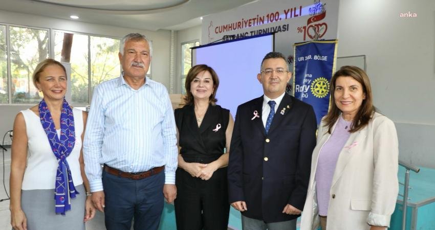 Meme Kanseri Farkındalık Ayı kapsamında Adana Büyükşehir Belediyesi Kadın ve