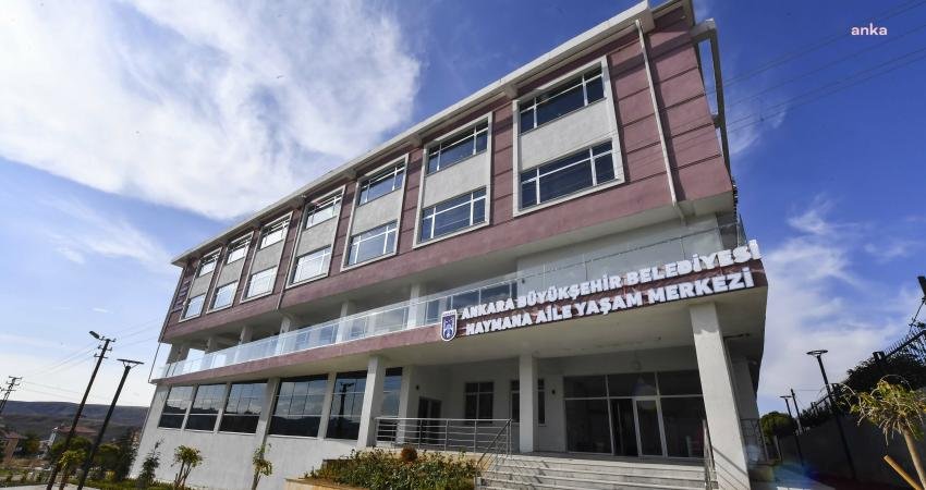 Ankara Büyükşehir Belediyesi'nin Haymana ilçesi Menderes Mahallesi’nde yapımını tamamladığı aile