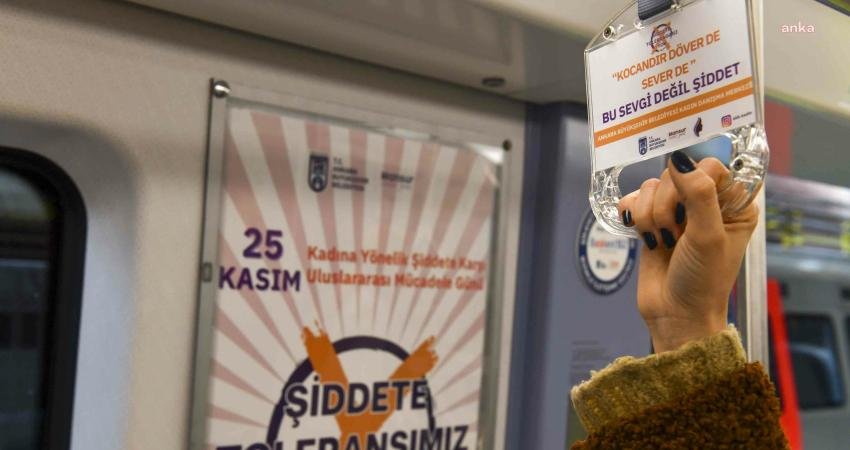 Ankara Büyükşehir Belediyesi, ‘25 Kasım Kadına Yönelik Şiddete Karşı Uluslararası