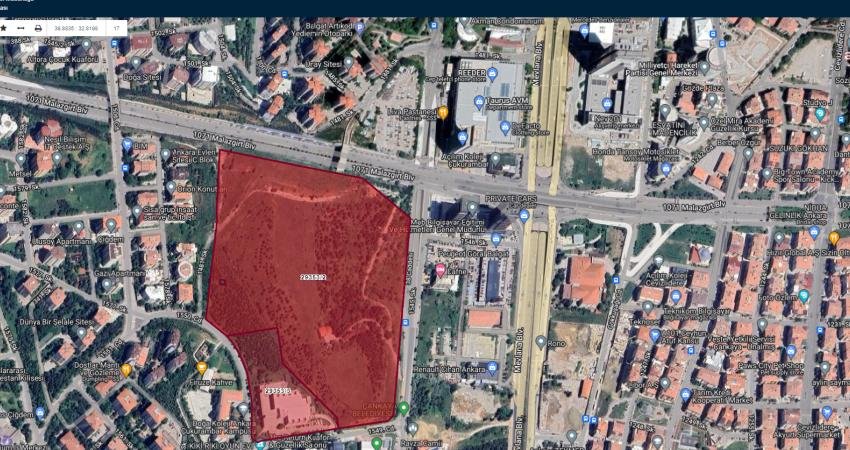 Ankara Çankaya’da Taurus AVM karşısında bulunan ve rayiç değeri yaklaşık