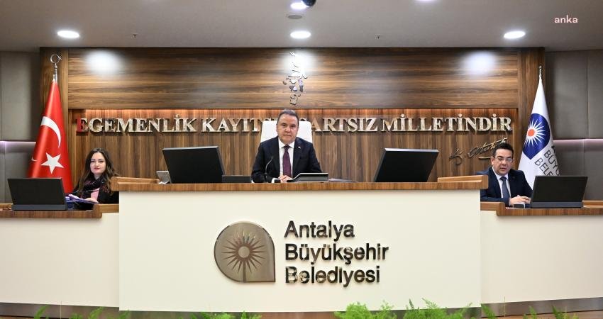 Antalya Büyükşehir Belediyesi’nin 16 milyar lira olarak belirlenen 2024 yılı