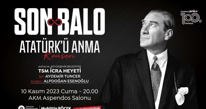 Antalya Büyükşehir Belediyesi, ölümünün 85. yılında Ulu Önder Gazi Mustafa
