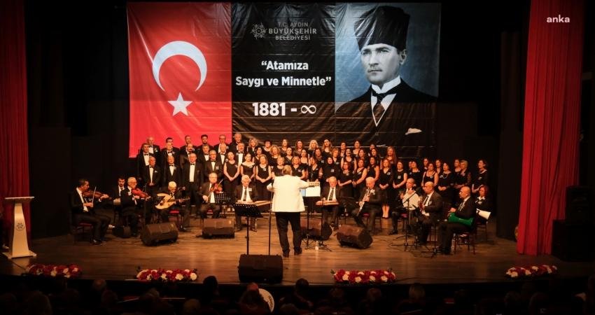 Aydın Büyükşehir Belediyesi tarafından Ulu Önder Mustafa Kemal Atatürk'ün ebediyete