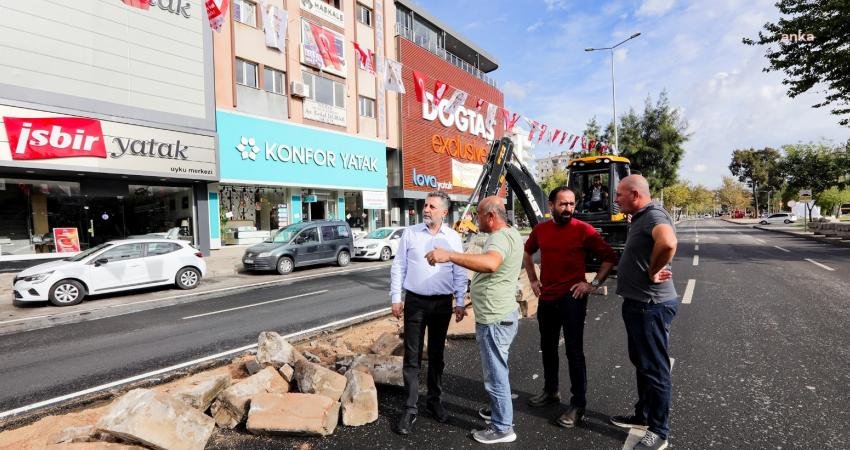 Bayraklı Belediye Başkanı Serdar Sandal, belediye tarafından ilçenin farklı noktalarında