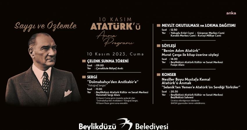 Beylikdüzü Belediyesi, Türkiye Cumhuriyeti’nin kurucusu Ulu Önder Gazi Mustafa Kemal