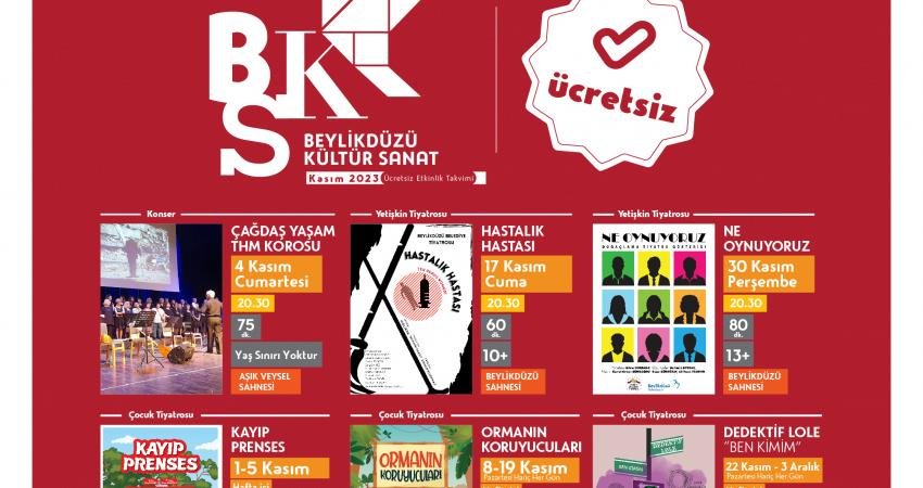 Beylikdüzü Belediyesi’nin kasım ayı kültür-sanat etkinlikleri kapsamında yetişkin ve çocuk