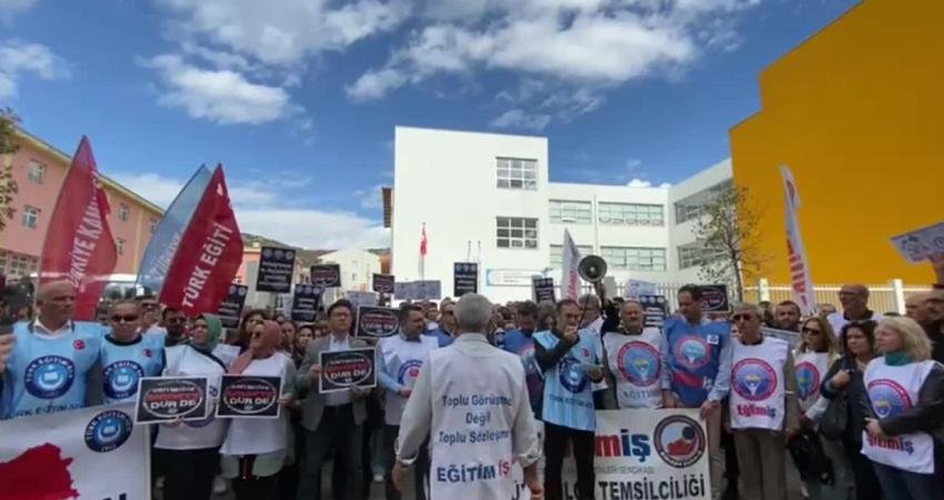 Eğitim sendikaları, Bilecik’in Bozüyük ilçesinde bir sınıf öğretmeninin veli tarafından