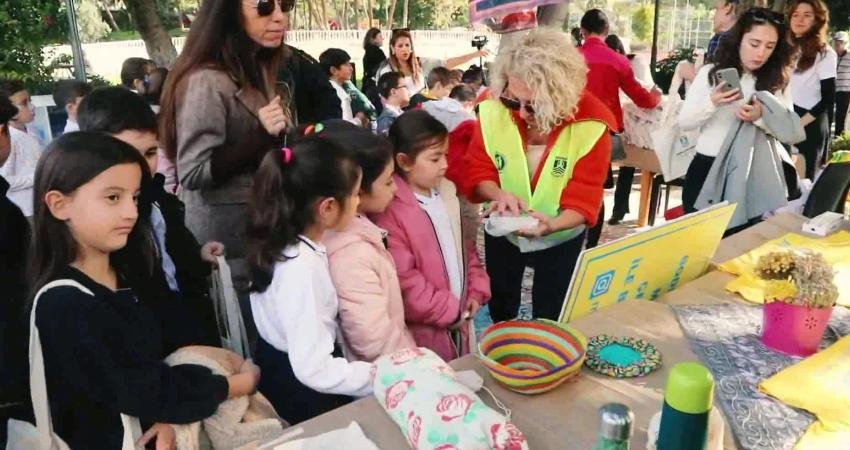 Bodrum Belediyesi tarafından Umurca Parkı’nda sürdürülebilir bir yaşam için ambalaj takası