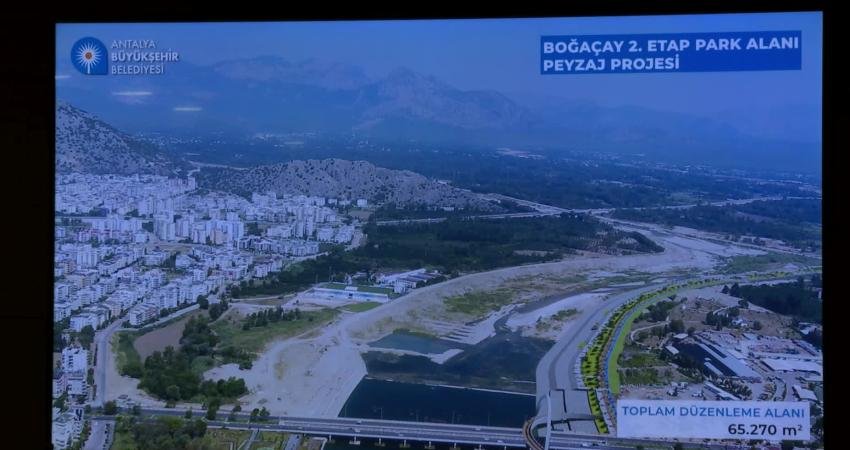 Antalya Büyükşehir Belediyesi, Boğaçayı’nda geçmişte yaşanan büyük taşkın ve sellere