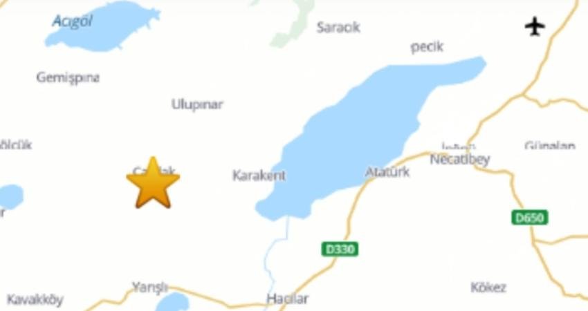 Burdur'un Yeşilova ilçesinde saat 08.28'de deprem meydana geldi. AFAD depremin