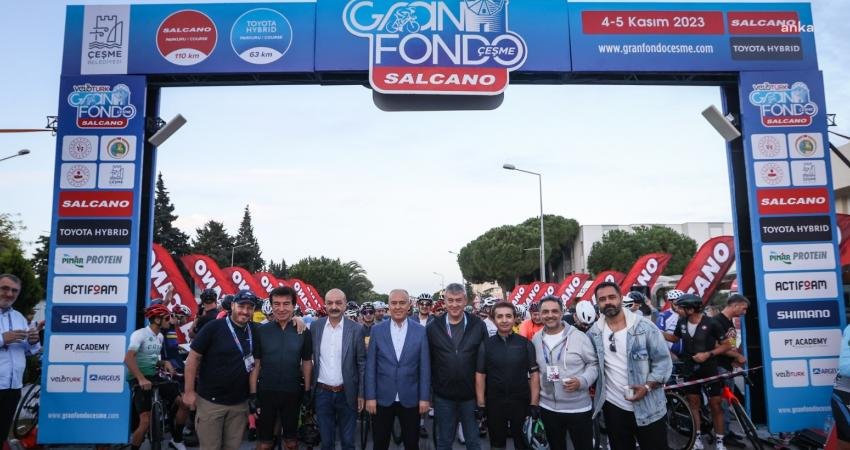 Çeşme Belediyesi ev sahipliğinde bu yıl 7'ncisi düzenlenen Veloturk Gran Fondo