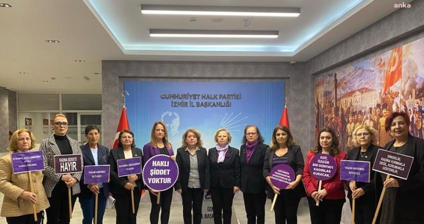 CHP İzmir Kadın Kolları, 25 Kasım Kadına Yönelik Şiddetle Mücadele