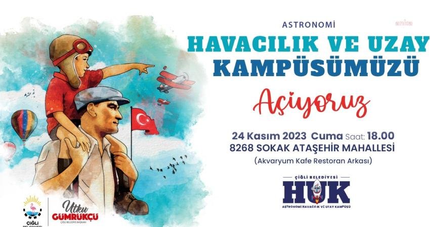 Çiğli Belediyesi tarafından genç nesillerin astronomi ve uzay bilimiyle bağını