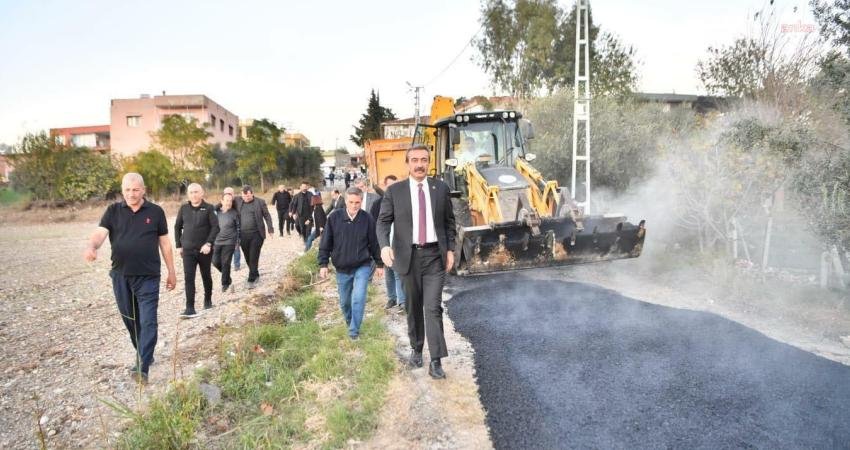 Çukurova Belediye Başkanı Soner Çetin, asfalt denetimi için gittiği Salbaş’ta