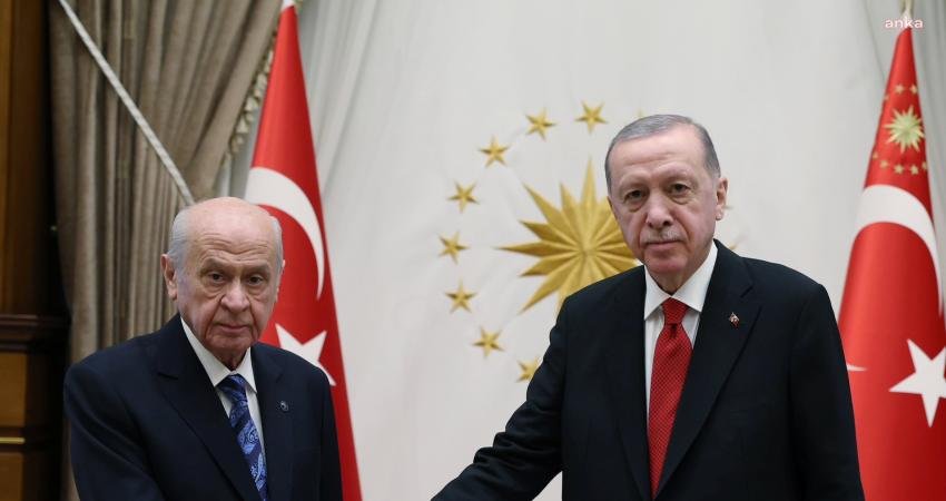 Cumhurbaşkanı Recep Tayyip Erdoğan, bugün MHP Genel Başkanı Devlet Bahçeli