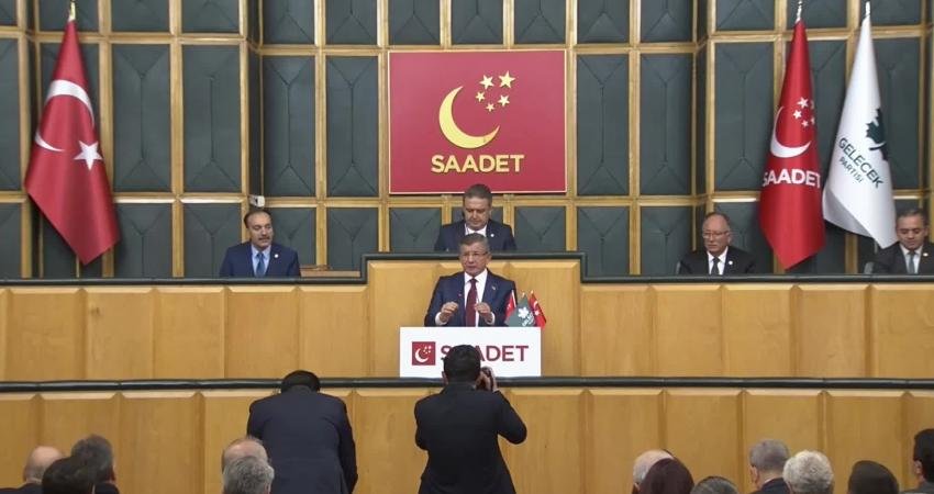 Gelecek Partisi Genel Başkanı Ahmet Davutoğlu, Saadet Partisi-Gelecek Partisi TBMM