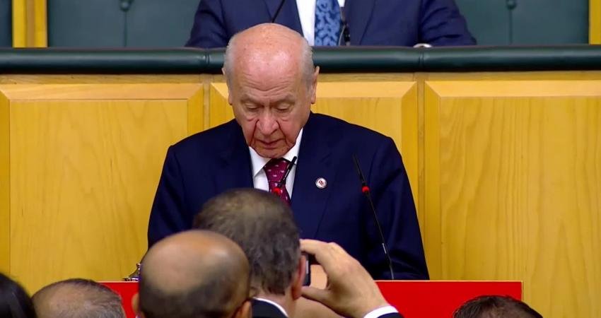 MHP Genel Başkanı Devlet Bahçeli, TBMM grup toplantısında, "Gazze'de korkunç